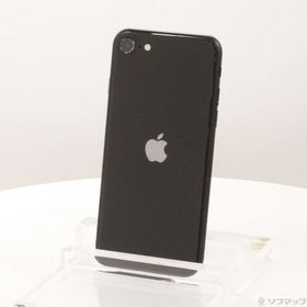 (中古)Apple iPhone SE 第2世代 128GB ブラック MXD02J/A SIMフリー(198-ud)