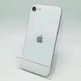 【中古】Apple au 【SIMロック解除済み】 iPhone SE（第2世代） 128GB ホワイト MXD12J/A【柏】保証期間１週間【ランクC】