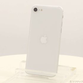 (中古)Apple iPhone SE 第2世代 128GB ホワイト MXD12J/A SIMフリー(258-ud)