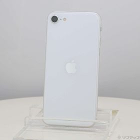 (中古)Apple iPhone SE 第2世代 128GB ホワイト MXD12J/A SIMフリー(348-ud)