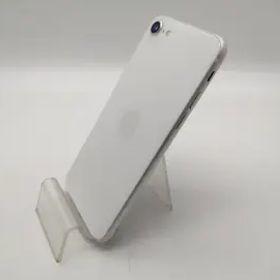 【中古】Apple au 【SIMロック解除済み】 iPhone SE（第2世代） 128GB ホワイト MXD12J/A【OSU301】保証期間１ヶ月【ランクB】