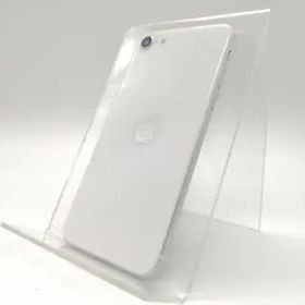 【中古】Apple UQmobile 【SIMロック解除済み】 iPhone SE（第2世代） 128GB ホワイト MXD12J/A【大阪本店】保証期間１ヶ月【ランクB】