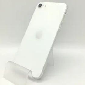 【中古】Apple au 【SIMロック解除済み】 iPhone SE（第2世代） 128GB ホワイト MXD12J/A【福岡天神】保証期間１ヶ月【ランクC】