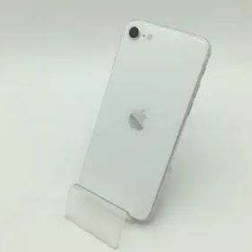 【中古】Apple 国内版 【SIMフリー】 iPhone SE（第2世代） 128GB ホワイト MXD12J/A【OSU301】保証期間１ヶ月【ランクC】