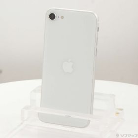 (中古)Apple iPhone SE 第2世代 128GB ホワイト MXD12J/A SIMフリー(377-ud)