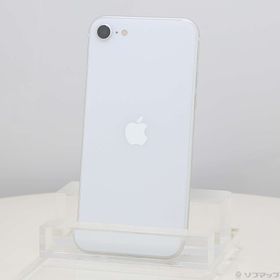 (中古)Apple iPhone SE 第2世代 128GB ホワイト MXD12J/A SIMフリー(198-ud)