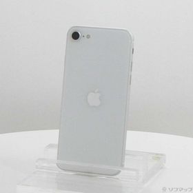 (中古)Apple iPhone SE 第2世代 128GB ホワイト MXD12J/A SIMフリー(258-ud)