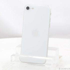 (中古)Apple iPhone SE 第2世代 128GB ホワイト MXD12J/A SIMフリー(295-ud)