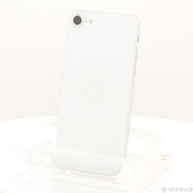 (中古)Apple iPhone SE 第2世代 128GB ホワイト MXD12J/A SIMフリー(295-ud)