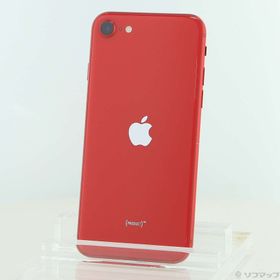 (中古)Apple iPhone SE 第2世代 128GB プロダクトレッド MXD22J/A SIMフリー(276-ud)