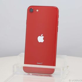 (中古)Apple iPhone SE 第2世代 128GB プロダクトレッド MXD22J/A SIMフリー(377-ud)