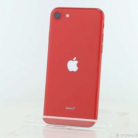 (中古)Apple iPhone SE 第2世代 128GB プロダクトレッド MXD22J/A SIMフリー(295-ud)