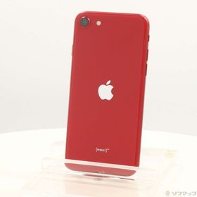 (中古)Apple iPhone SE 第2世代 128GB プロダクトレッド MXD22J/A SIMフリー(269-ud)