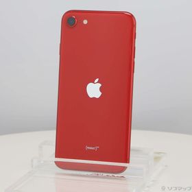 (中古)Apple iPhone SE 第2世代 128GB プロダクトレッド MXD22J/A SIMフリー(297-ud)