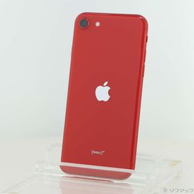 (中古)Apple iPhone SE 第2世代 128GB プロダクトレッド MXD22J/A SIMフリー(348-ud)