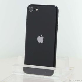 (中古)Apple iPhone SE 第2世代 256GB ブラック MXVT2J/A SIMフリー(377-ud)