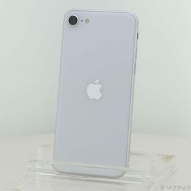 (中古)Apple iPhone SE 第2世代 256GB ホワイト MXVU2J/A SIMフリー(344-ud)