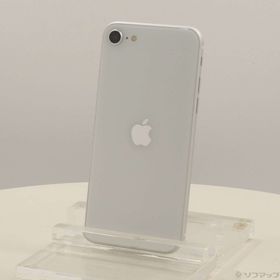 (中古)Apple iPhone SE 第2世代 256GB ホワイト MXVU2J/A SIMフリー(258-ud)
