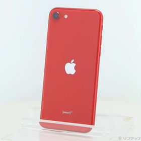 (中古)Apple iPhone SE 第2世代 64GB プロダクトレッド MHGR3J/A SIMフリー(258-ud)