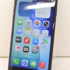 白ロム SIMフリー au SIMロック解除済 Apple iPhoneSE(第2世代) 64GB iOS26.4.1 ブラック MHGP3J/A 初期化済【中古】