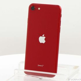 (中古)Apple iPhone SE 第2世代 64GB プロダクトレッド MHGR3J/A SIMフリー(258-ud)