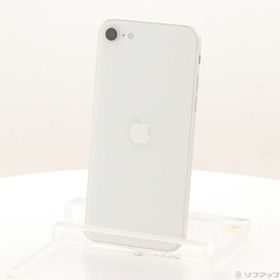 (中古)Apple iPhone SE 第2世代 128GB ホワイト NXD12J/A SIMフリー(198-ud)