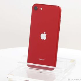(中古)Apple iPhone SE 第2世代 128GB プロダクトレッド NXD22J/A au(377-ud)