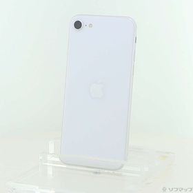(中古)Apple iPhone SE 第2世代 64GB ホワイト MHGQ3J/A SIMフリー(198-ud)