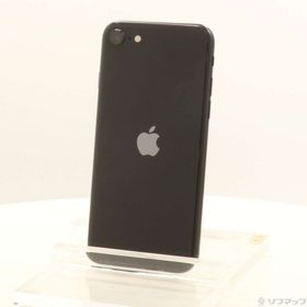 (中古)Apple iPhone SE 第2世代 64GB ブラック MHGP3J/A SIMフリー(377-ud)
