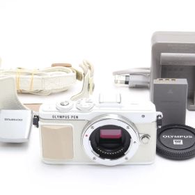 B (並品) OLYMPUS オリンパス PEN E-PL7 ボディ ホワイト ショット数4197回 初期不良返品無料 7-19