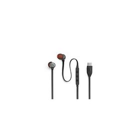 JBL(ジェービーエル) イヤホン カナル型 USB Type-C ブラック JBLT310CBLK ［USB］