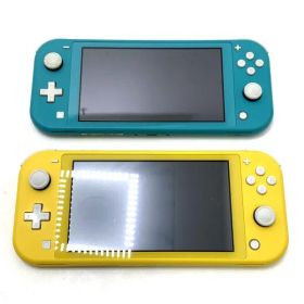 【中古】本体S）【ｼﾞｬﾝｸ】Nintendo Switch Lite 本体2個まとめ ﾀｰｺｲｽﾞ ｲｴﾛｰ 未保証品[95][240095314050]