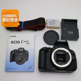 新品同様 EOS Kiss X7i ブラック 即日発送 デジタル一眼 Canon 本体 あすつく 土日祝発送OK