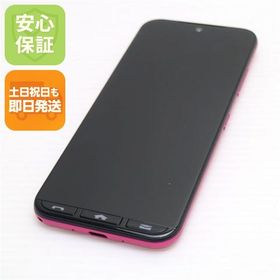 安心保証 新品同様 A205KC かんたんスマホ3 マゼンタ