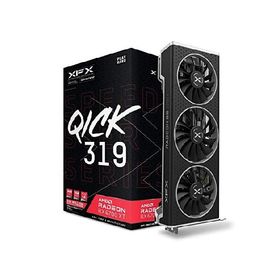 XFX Speedster QICK319 AMD Radeon RX 6700 XT ブラックゲームグラフィックカード 12GB GDDR6 HDMI 3xDP AMD RDNA 2 RX-67XTYPBDP