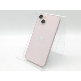 【中古】Apple SoftBank 【SIMフリー】 iPhone 13 256GB ピンク MLNK3J/A【DS秋葉】保証期間１ヶ月【ランクC】