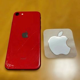 iPhone SE sim フリー 65GB RED 【背面に割れあり】