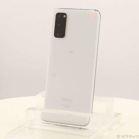 〔中古〕SAMSUNG(サムスン) Galaxy S20 5G 128GB クラウドホワイト SCG01 auロック解除SIMフリー〔352-ud〕