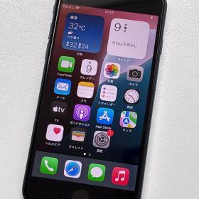 iPhone SE 第3世代 64GB ミッドナイト SIMフリー バッテリー96% 動作品 美品