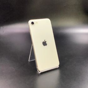 【全額返金保証】【最速発送】 iPhone SE（第3世代） 64GB スターライト au SIMフリー 白ロム 動作確認済 100%