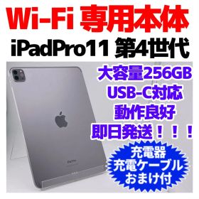WiFi専用 iPad pro 11 第4世代 本体 256GB 1402