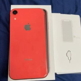 美品 iPhone XR Coral 64GB simロック解除済み