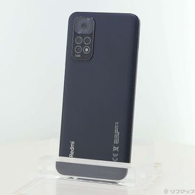 (中古)XIAOMI Redmi Note 11 64GB グラファイトグレー 2201117TL SIMフリー(352-ud)