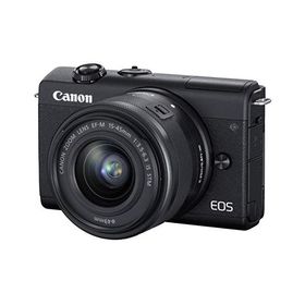 Canon ミラーレス一眼カメラ EOS M200 標準ズームキット ブラック EOSM200BK-1545ISSTMLK