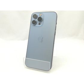 【中古】Apple SoftBank 【SIMフリー】 iPhone 13 Pro Max 256GB シエラブルー MLJD3J/A【川崎】保証期間１ヶ月【ランクC】