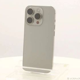 ソフマップ 〔中古品〕 iPhone15 Pro 128GB ナチュラルチタニウム MTU93J／A SIMフリー【269】