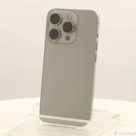 ソフマップ 〔中古品〕 iPhone15 Pro 128GB ナチュラルチタニウム MTU93J／A SIMフリー【348】