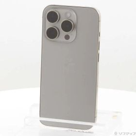 ソフマップ 〔中古品〕 iPhone15 Pro 128GB ナチュラルチタニウム MTU93J／A SIMフリー【344】