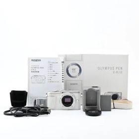 ＜良品＞ OLYMPUS PEN E-PL10 ボディ ホワイト｜ミラーレス一眼｜シャッター数4,472枚｜外観美品級｜元箱付き｜小打痕あり｜安心の良品