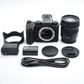 B#12806 パナソニック(Panasonic) フルサイズミラーレス一眼カメラ S5M2XK 標準ズームレンズキット ブラック DC-S5M2XK